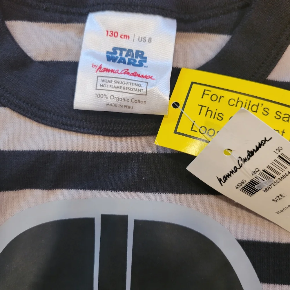 NWT Hanna Andersson Star Wars Short Johns, Size 8 - Picture 5 of 5